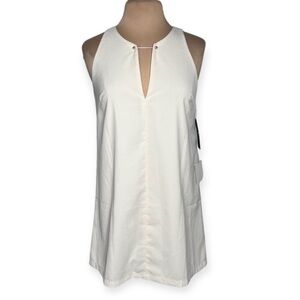 Lulus Cream retro Shift mini Dress size M Near or Bar
